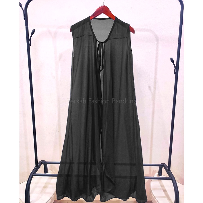 [COD] Bayar Ditempat Outer kalong - long cardigan//baju tangan pendek//pakai trendy//baju outer//luaran wanita/Outer Ceruty Polos / Long Outer XXL / Outer Seruty / Outer Hijab Cardigan / Outer fashion muslim shop/shazfa.apparel/outerwear cantik