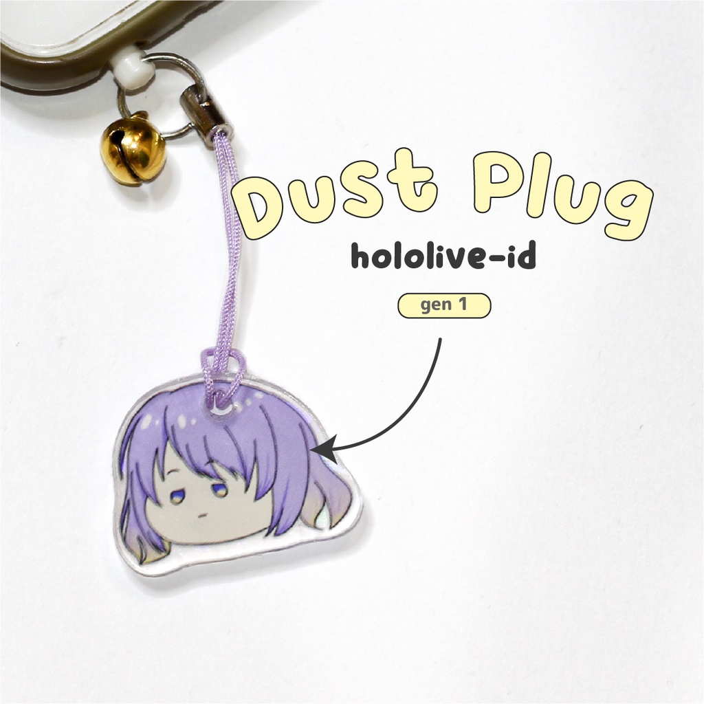 CLEARANCE SALE DUST PLUG HOLOLIVE-ID GEN 1MOONA RISU IOFI