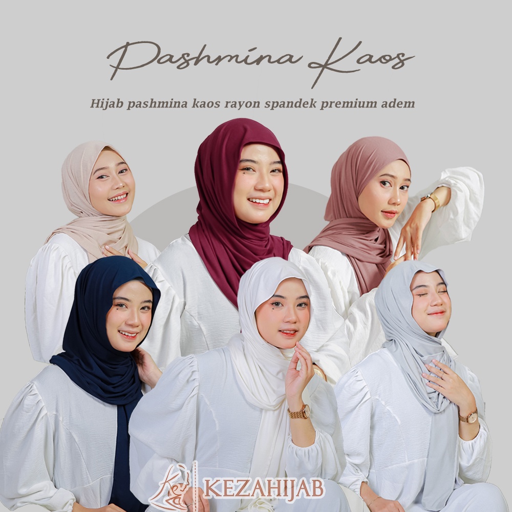 PASHMINA KAOS SPANDEX - PASHMINA KAOS PREMIUM IMPORT