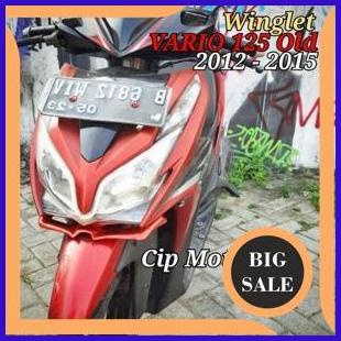 winglet Aero dinamis motor Honda Vario 125 old th 2013 2014 2015 1M4R23 perkakas