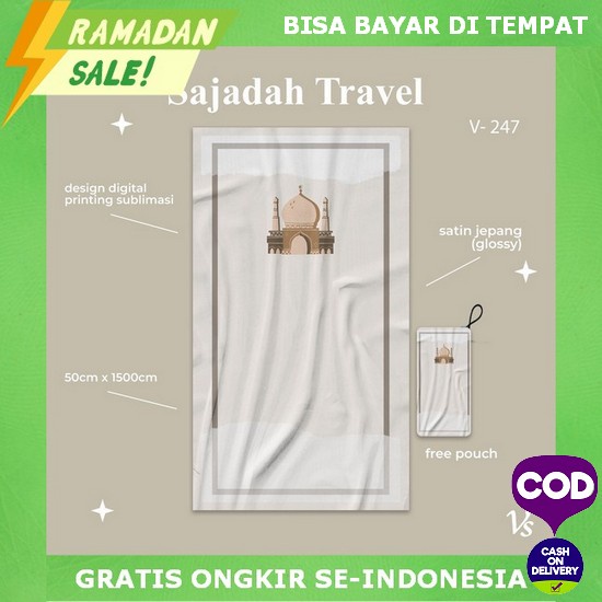 Sajadah Turki Premium Tebal Sejadah Laki Dan Perempuan Souvenir Sjadah Travelling Mewah Halus Mini I