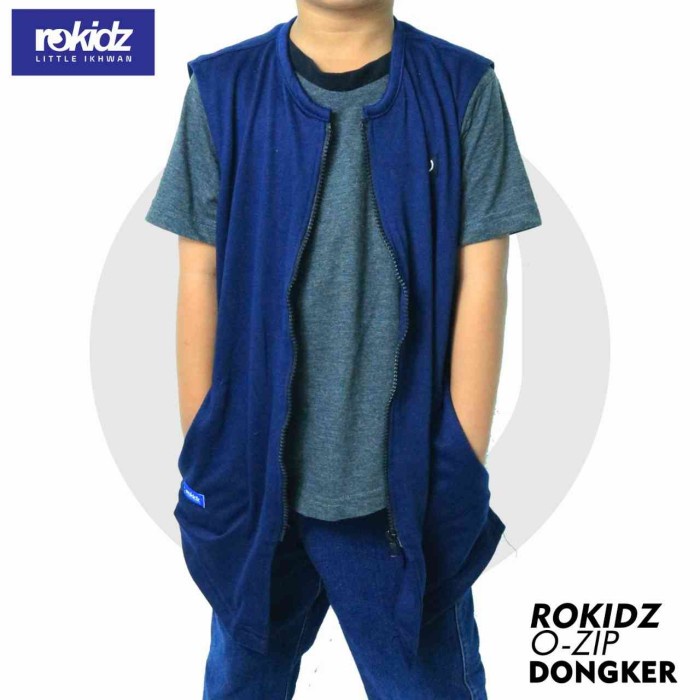 Rompi Sholat ROMPI SHOLAT O-ZIP By Rosal ANAK 2--12thn - Dongker, S(T7V3) rompi shalat pria rompi sh