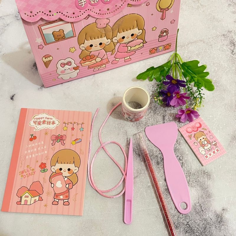 Stiker Momo Paper Bag Model Tas Penjepit/ Stiker Pulpen Solatip Momo/ Washi Tape Stiker Set cute