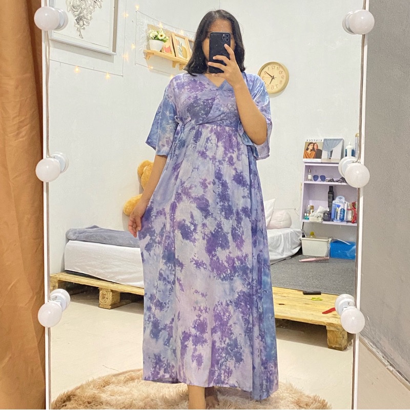 NUZ Daster Rayon Kimono Panjang Busui Friendly