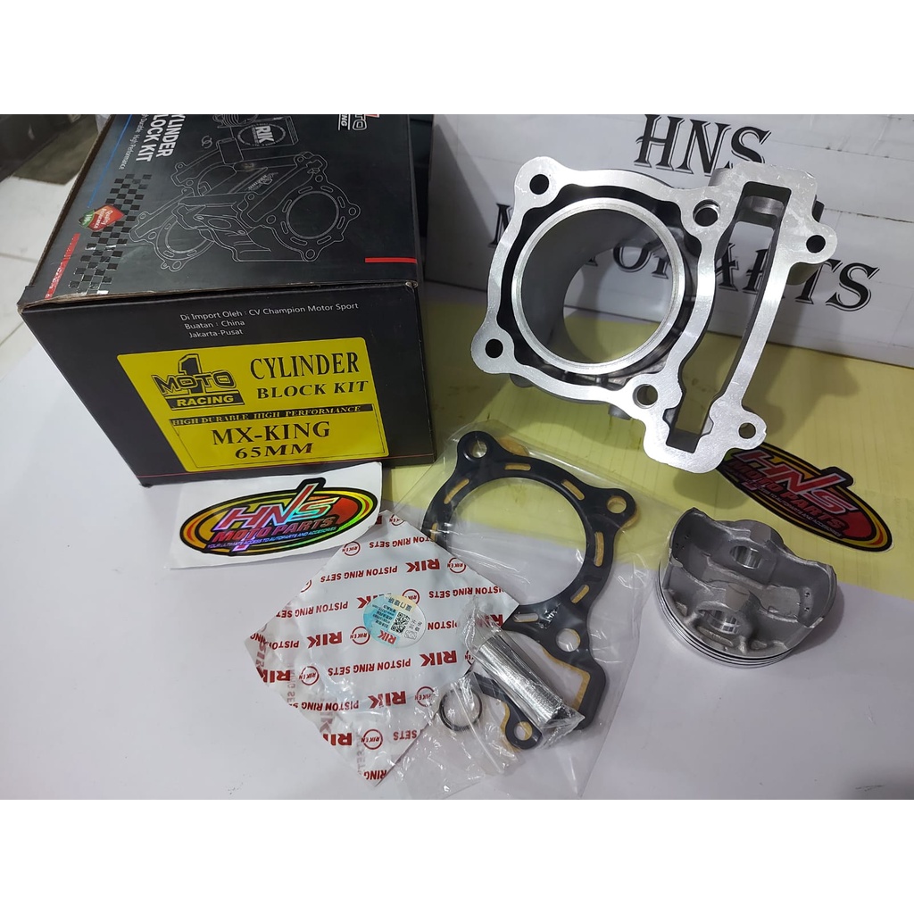 Blok Seher Cylinder Blok MOTO 1 Jupiter Mx King NVL Vixion 65 mm Bore up moto1 Racing