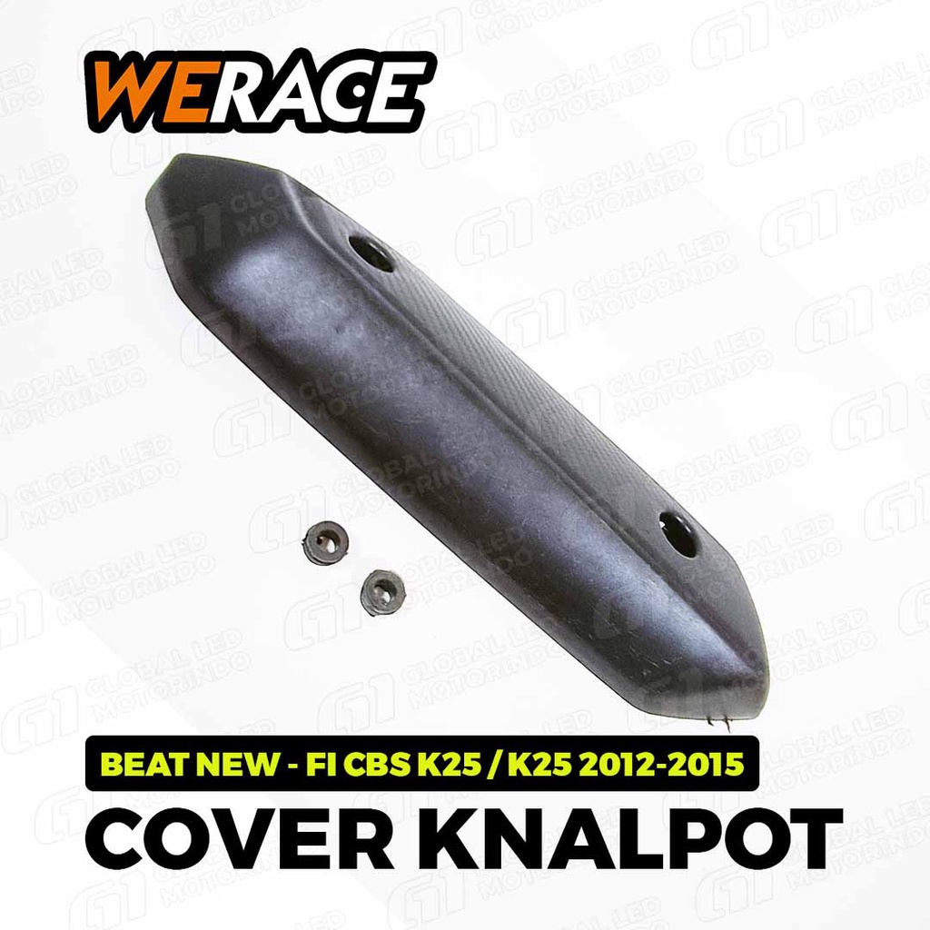 [WERACE] Cover Pelindung / Tutup Tameng Knalpot Standar Honda BEAT NEW