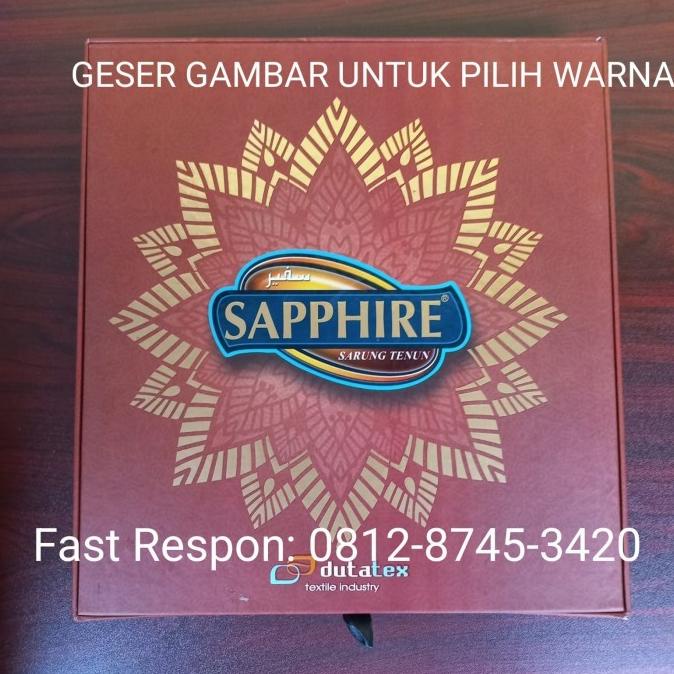 Sarung Sapphire Premium Songket Kembang ---NEW---