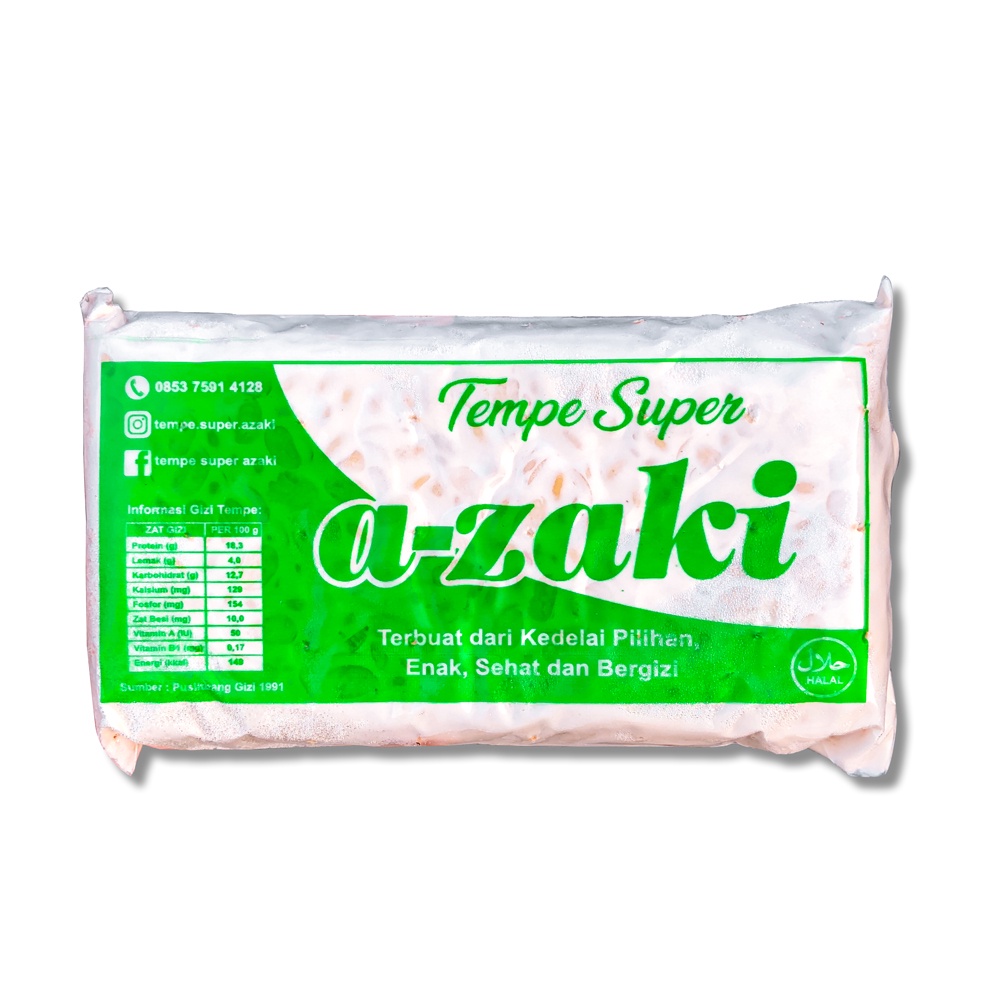 

Tempe Super Azaki 350g Tempe premium Tempe sehat