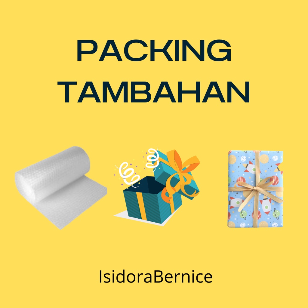 

Packing Tambahan Bubble Wrap Extra Packing Dus Kertas Kado