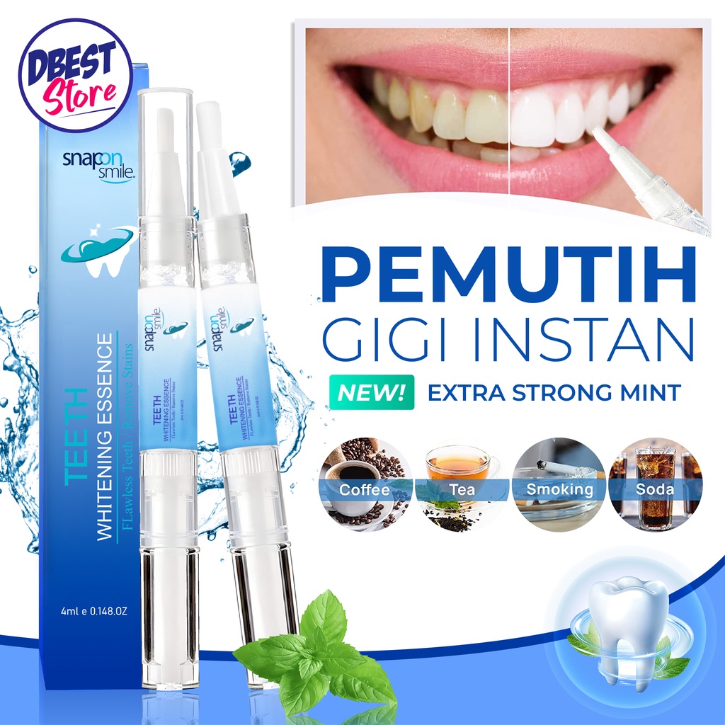 Snap On Smile Teeth Penn Whitening Essence Pemutih Gigi flawless teeth / remove stains