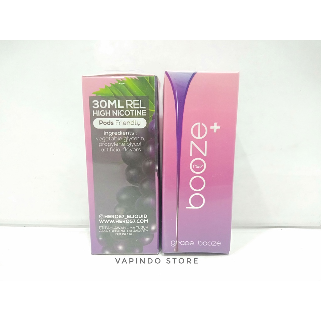 PODS FRIENDLY BOOZE GRAPE 30ML BY HERO57 X MILDOS BOOZE+