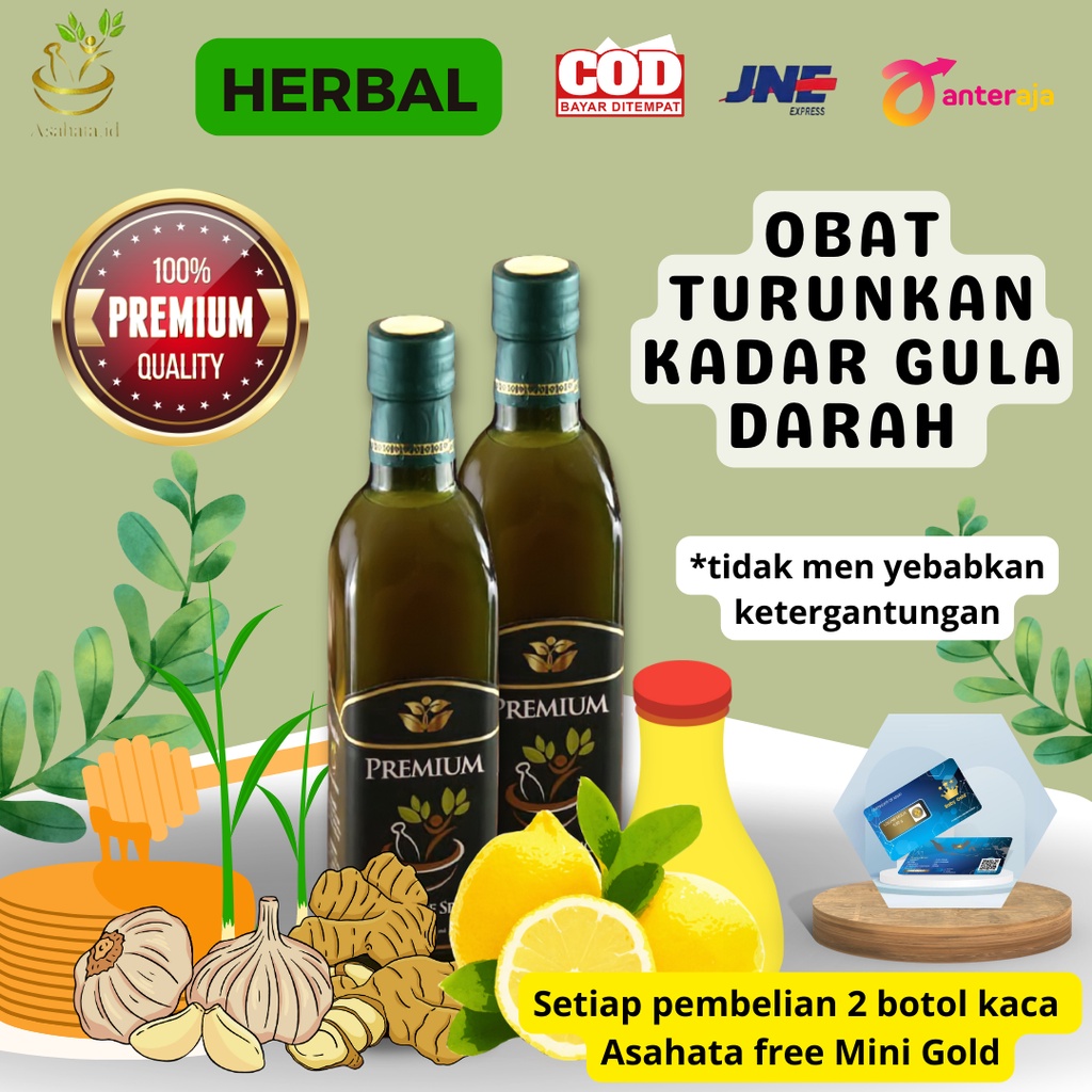 

OBAT TURUNKAN KADAR GULA Jus Herbal 100% Alami Bawang Putih Tunggal Jahe Merah Asahata Original
