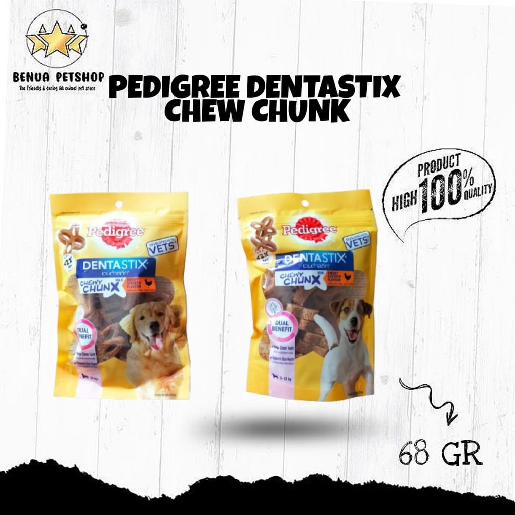 PEDIGREE DENTASTIX CHEW CHUNX CEMILAN ANJING - MAXI &amp; MINI 68 GR