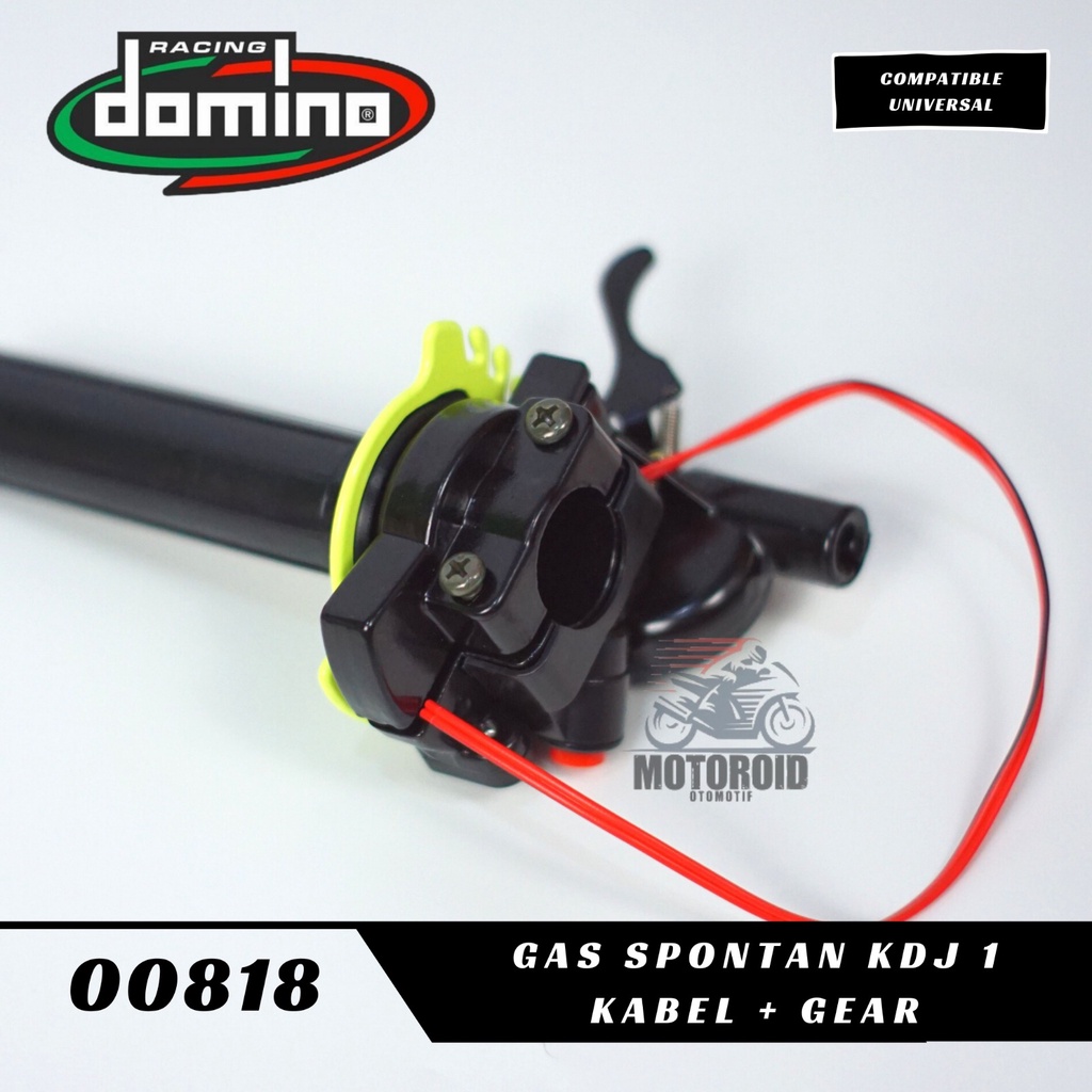 Gas Spontan Green Selongsong Domino + Penahan Tombol Starter