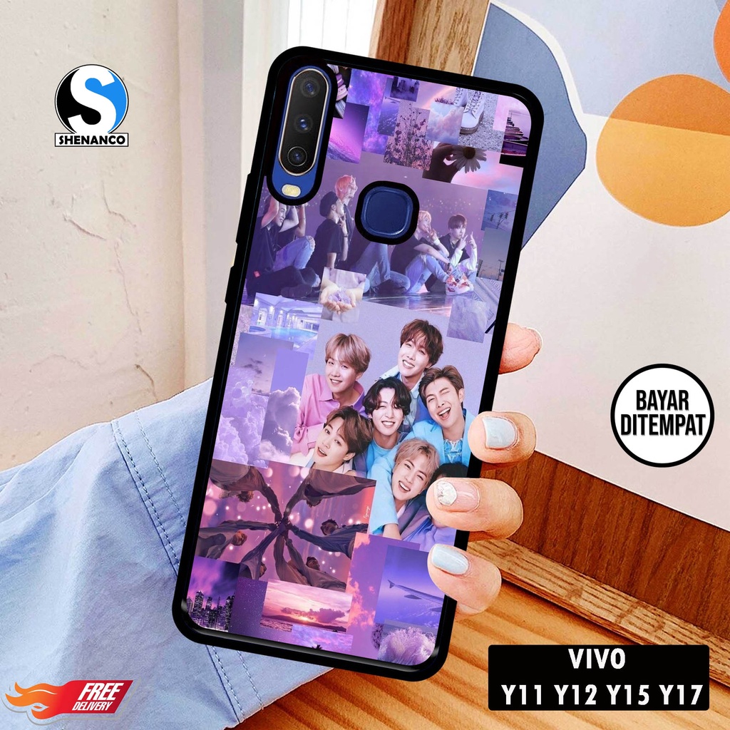 [COD]Promo Case Vivo Y12 Y15 Y17 Y12i Gambar Wallpaper BTS Kpop 001 Aesthetic Casing Hp Bisa Type La