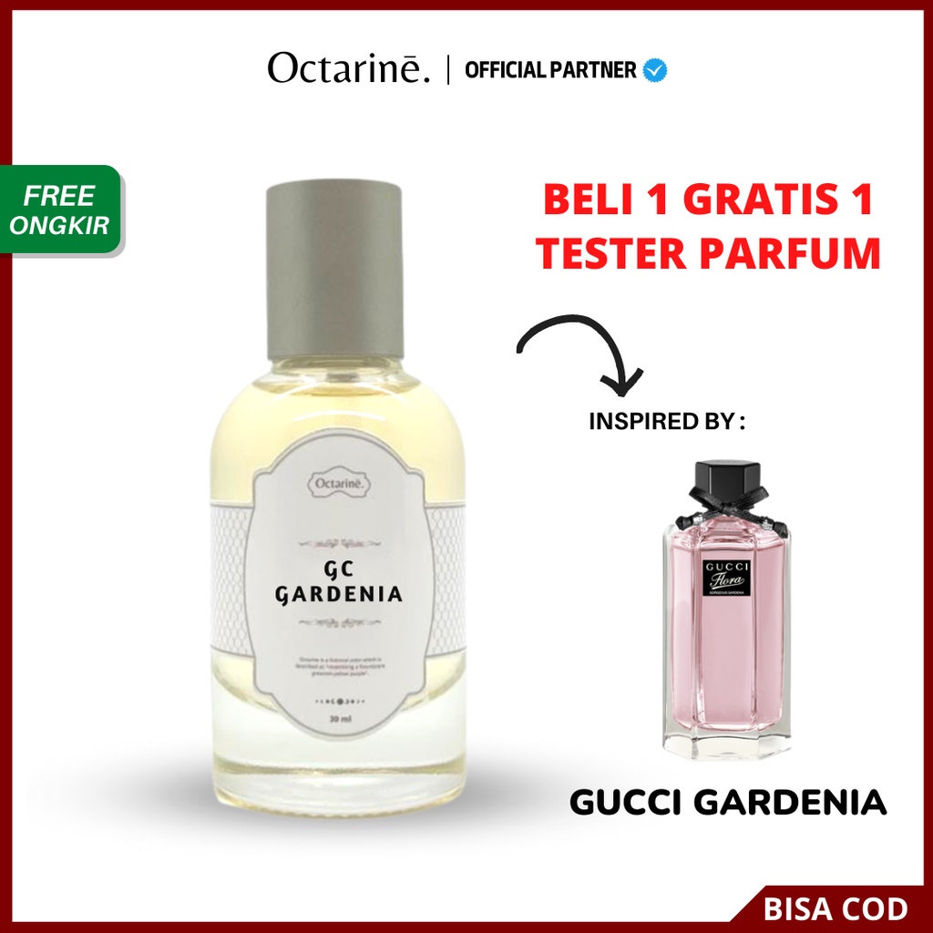 Parfum Wanita Tahan Lama Aroma Floral Manis Fresh by Octarine - Inspired by GC Gardenia | Parfume Farfum Perfume Minyak Wangi Cewek Cowok Murah Original