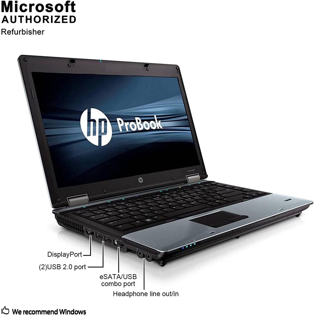 HP 6450B Intel Core i5 Gen 1 Ram 4GB HDD 320GB Win 10 Siap Libas Bergaransi