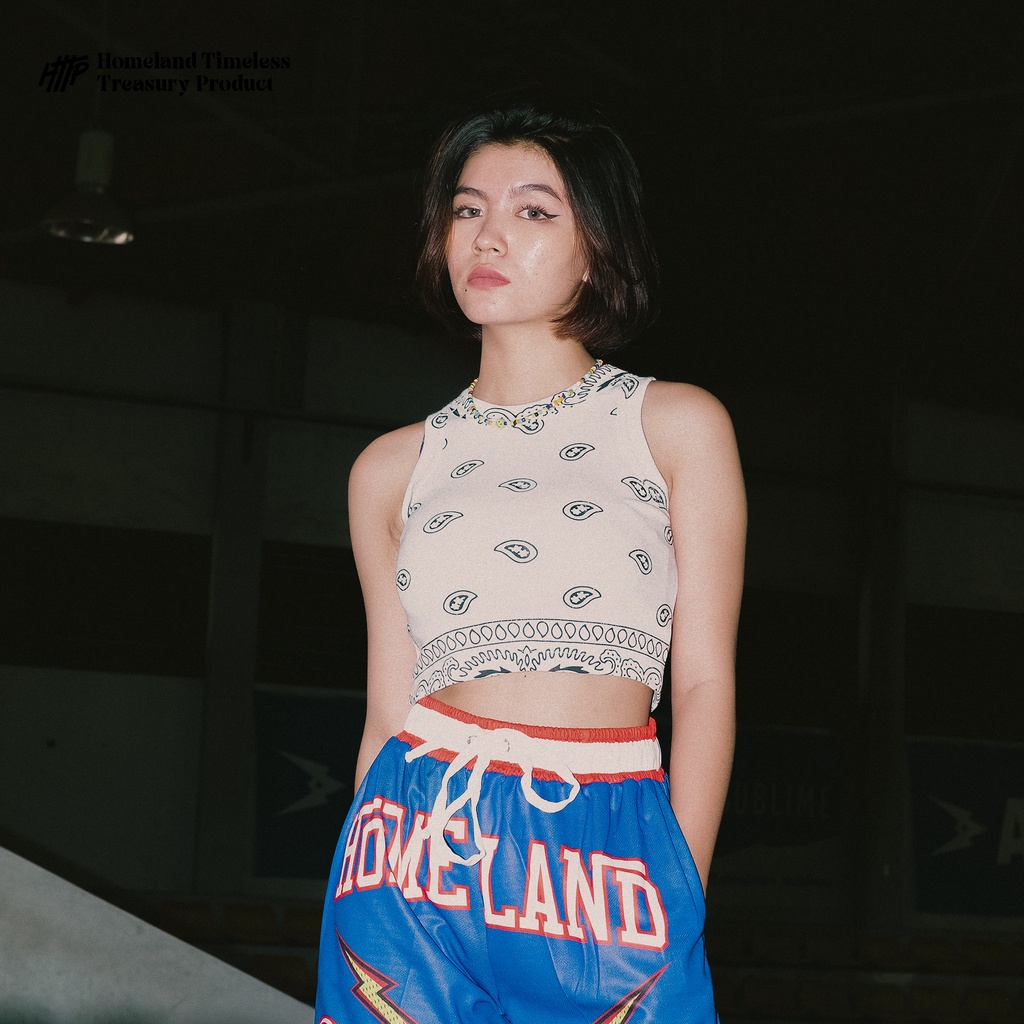 Homeland Timeless Treasury Product - Crop Top Atasan Wanita Rib Tanktop