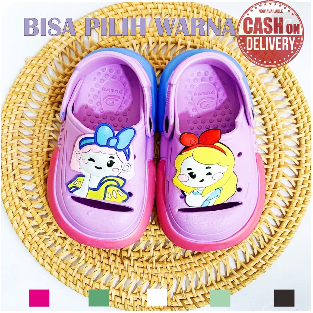 SEPATU SLIP ON BAIM ANAK PEREMPUAN CANTIK MOTIF LOL