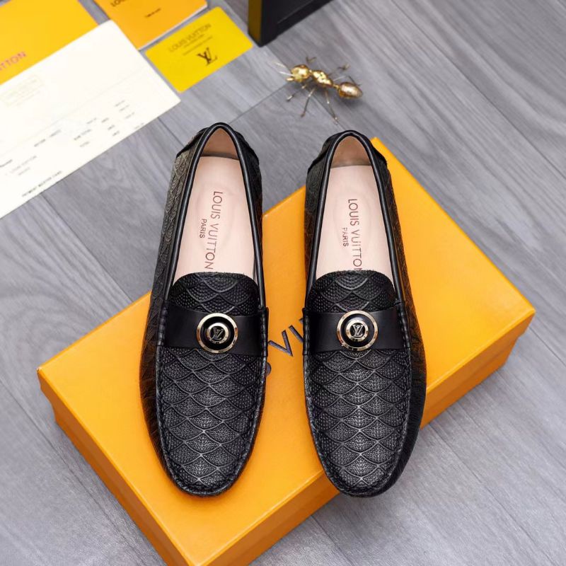 sepatu loafer lv cowok shoes men slip on pria premium p1shoes terbaru series