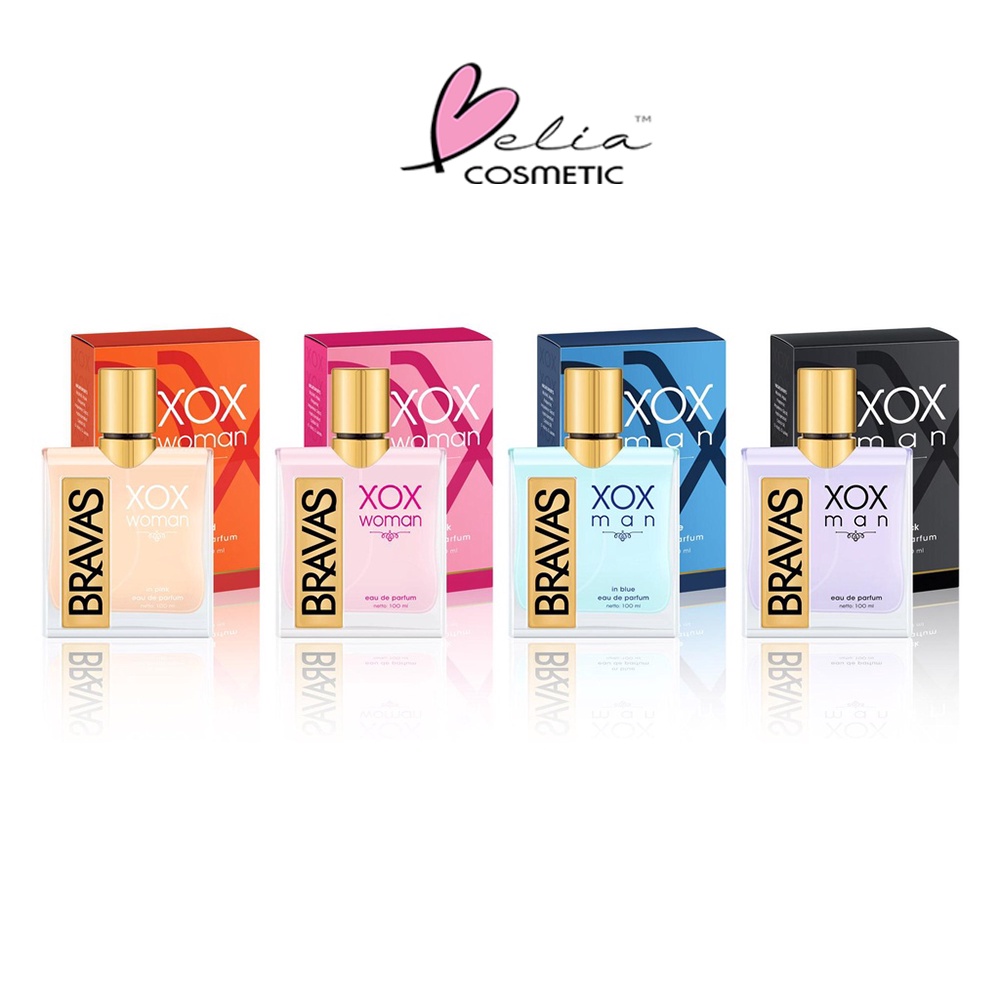 ❤ BELIA ❤ BRAVAS Parfum Series | Elite Parfum | Original Parfum | XoX Parfum Series | Halal | Parfum Pria | Parfum Wanita | 100 mL
