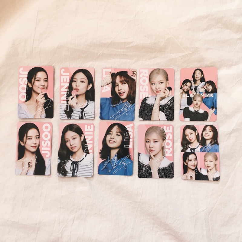 BLACKPINK OREO PC PHOTOCARD INDONESIA JENNIE LISA ROSE JISOO GROUP INDONESIAN PINK BORN PINK THE ALB