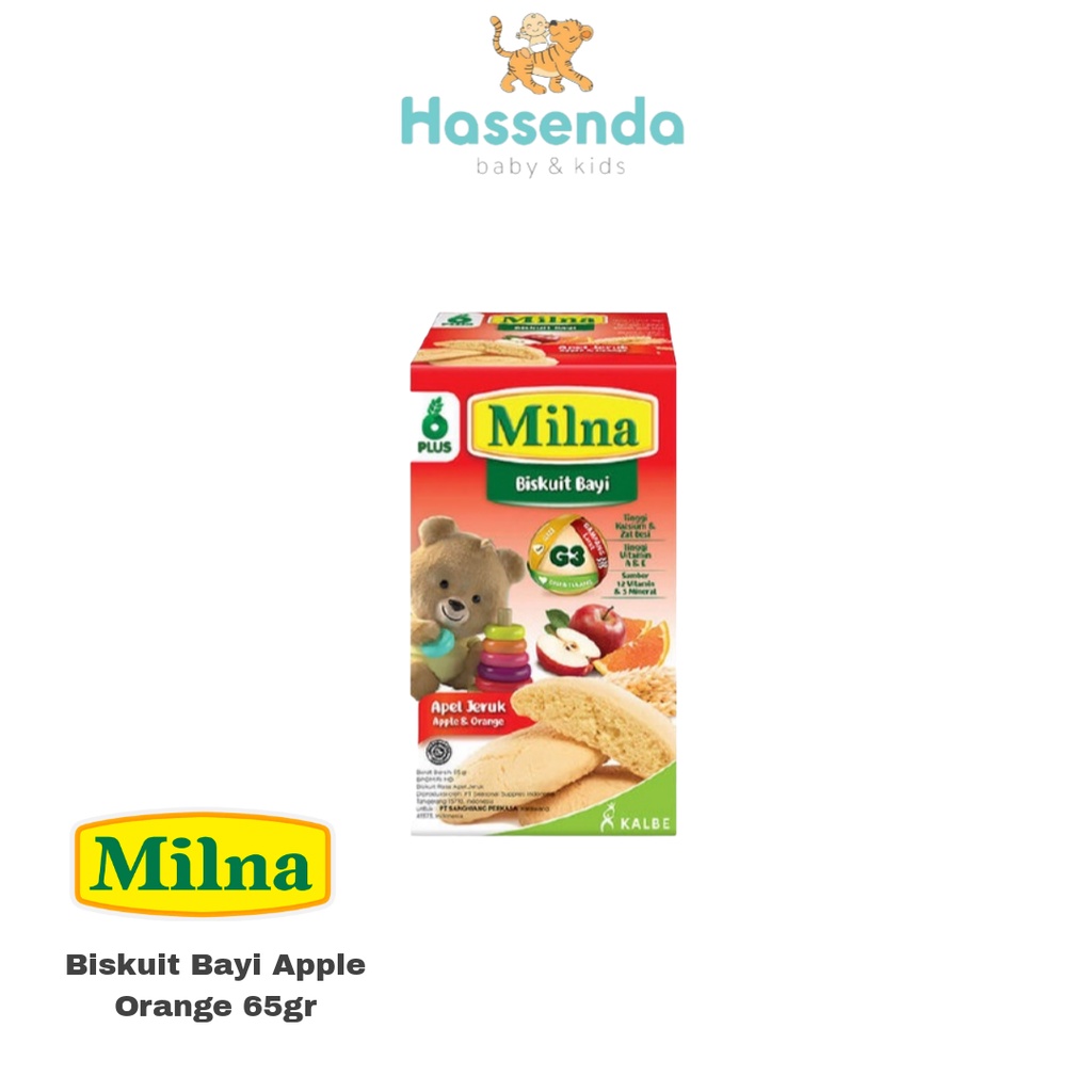 MILNA Biskuit Bayi 65gr / Biskuit Bayi 6+