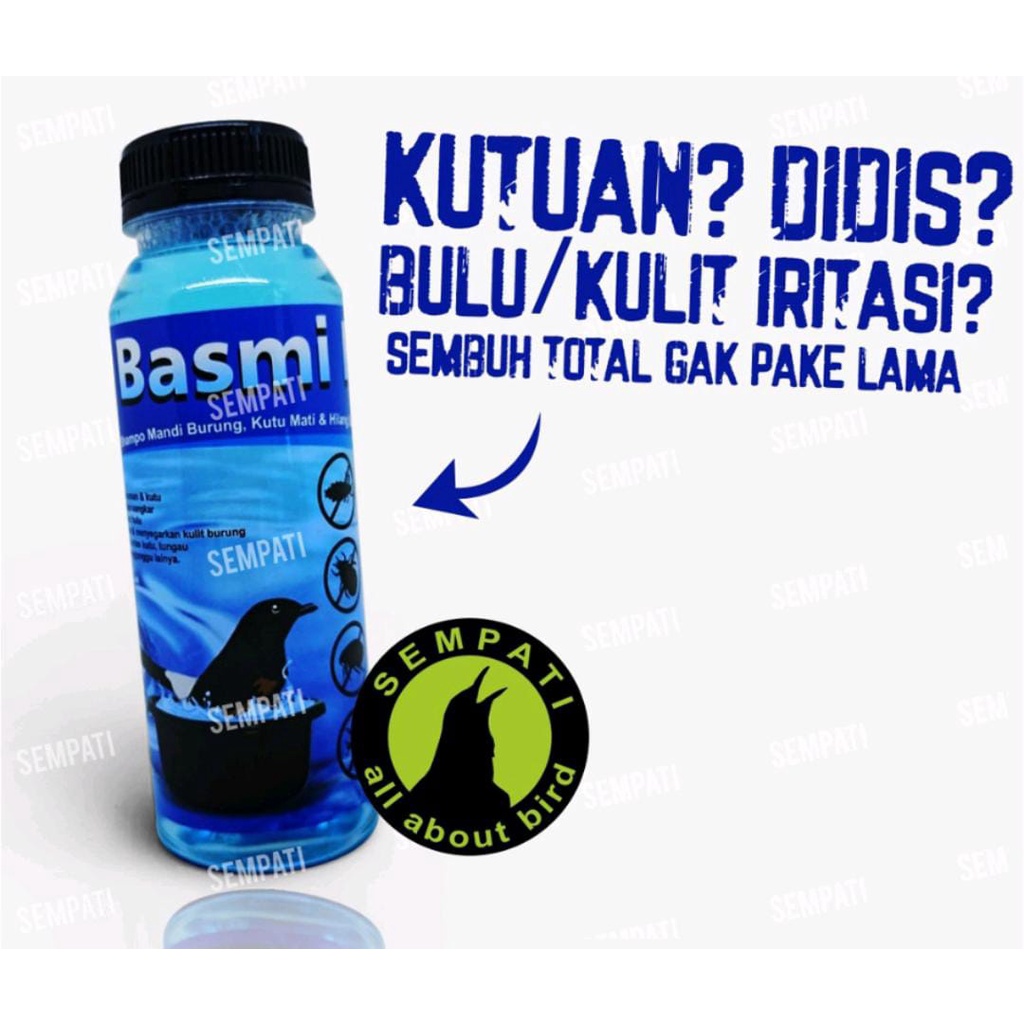 BASMI KUTU SEMPATI SHAMPO SAMPO BURUNG PEMBASMI KUTU UNTUK SEMUA BURUNG