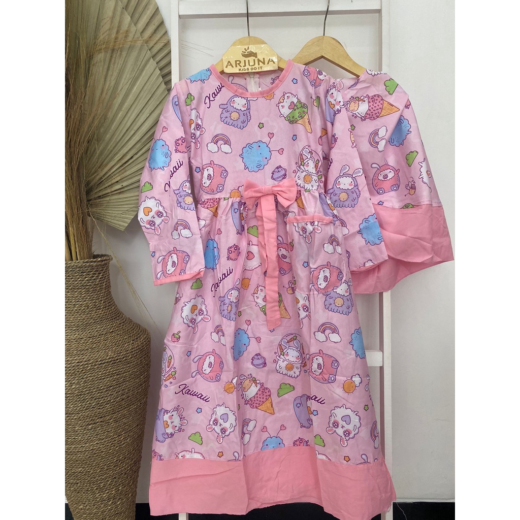 ARJUNA Gamis Anak Junior / Gamis lebaran / Gamis Anak Karakter 6 -11 tahun / dress anak karakter