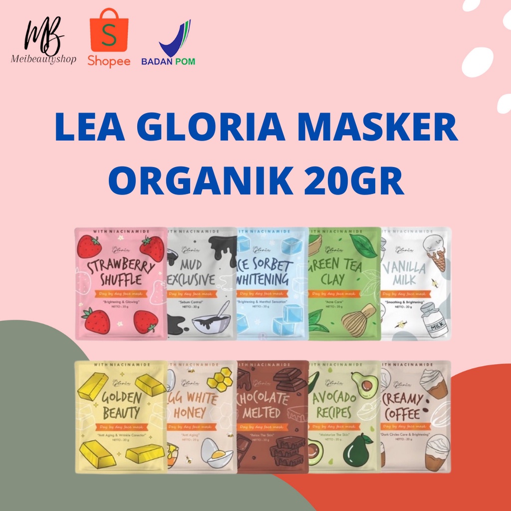 LEA GLORIA Masker Organik 20gr