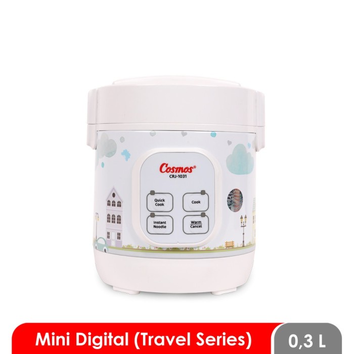 Cosmos Mini Rice Cooker - CRJ-1031 - CRJ1031 - Putih ORIGINAL