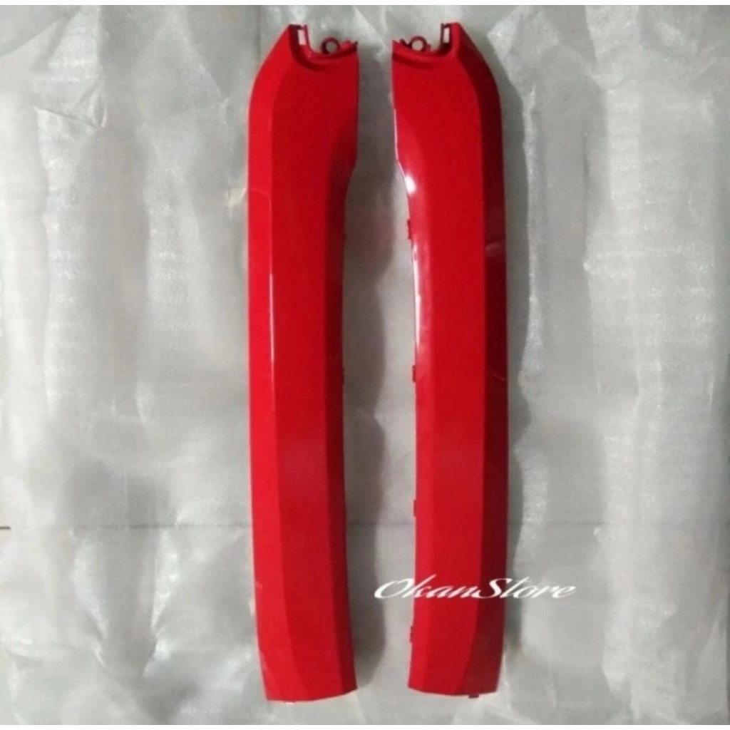 Dek cover body bawah Scoopy fi new esp 2017 - 2019 merah