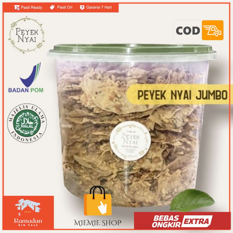 

Rempeyek Peyek Nyai Kacang JUMBO