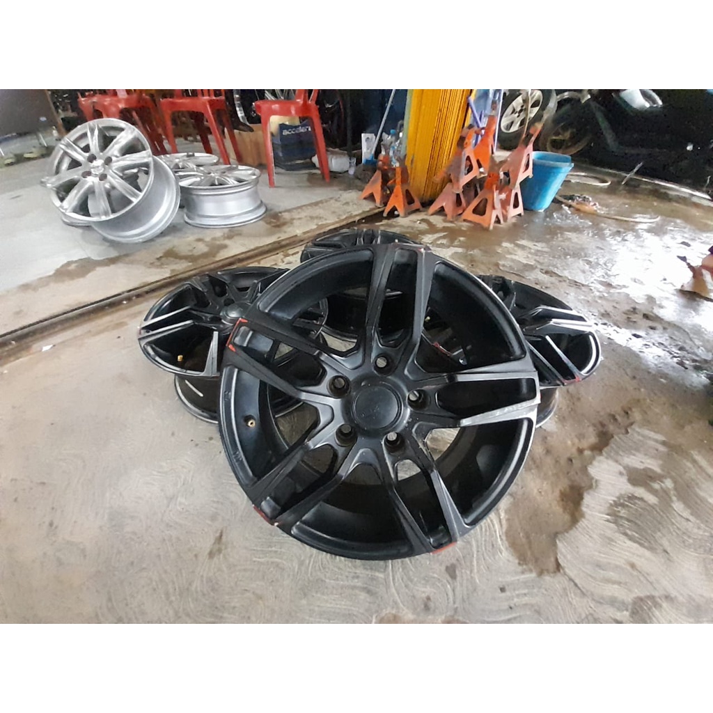 Velg bekas racing Zen Ring 15 Pcd 5x114,3 black