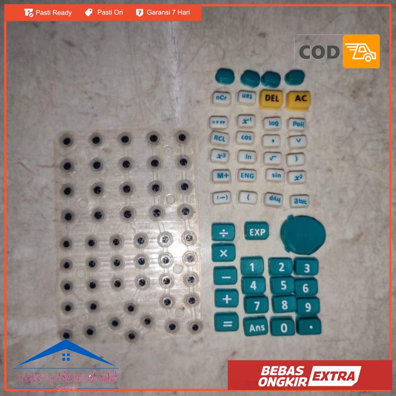 

Karet Tombol Angka Kalkulator Calculator SCIENTIFIC KAWACHI FX 350 MS