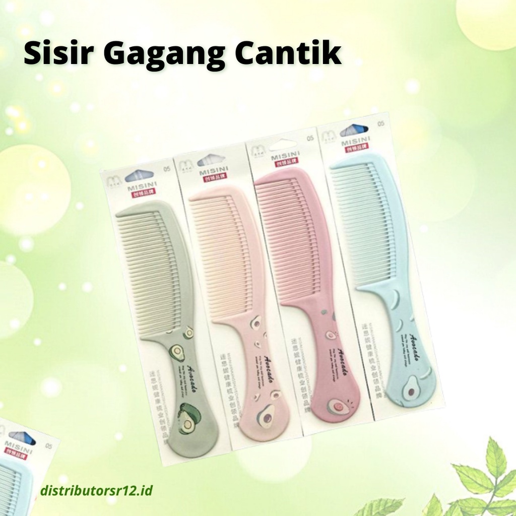 SISIR GAGANG MOTIF PANJANG 22CM - WARNA RANDOM