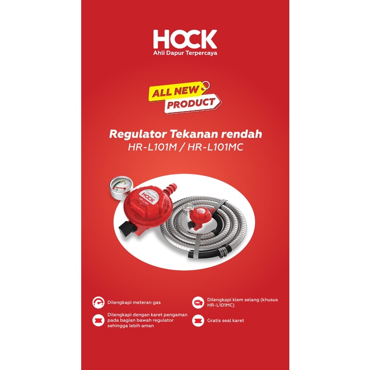 HOCK HR-L101M / HR-L101MC Regulator Tekanan Rendah