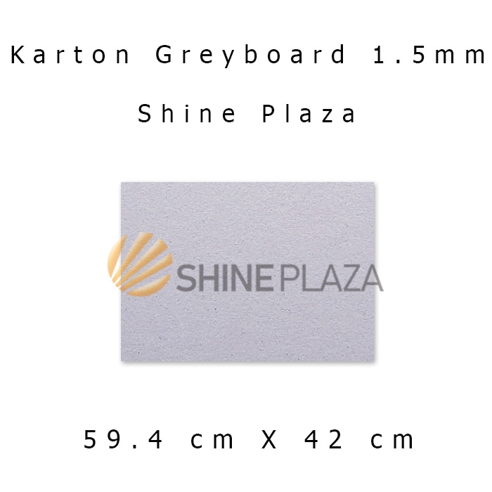 

Karton Greyboard 1.5mm A2 - Grey Board Abu 1.5 mm - Bahan Maket