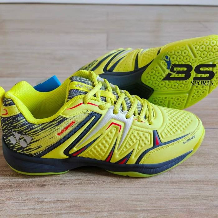 {MentariStore} SEPATU BADMINTON YONEX TOKYO 2 TOKYO II ORIGINAL - LEMON BLCK SLVR 40 - 25.5 CM Murah