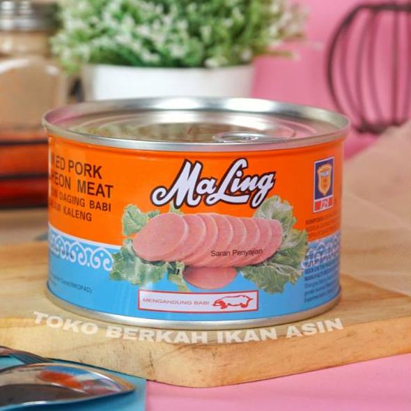 

♕ Ma Ling Luncheon Pork 397 gr TTS Canned / Daging Ham Babi Maling ✳