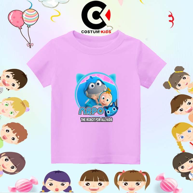 BAJU ANAK KAOS ANAK ARPO THE ROBOT