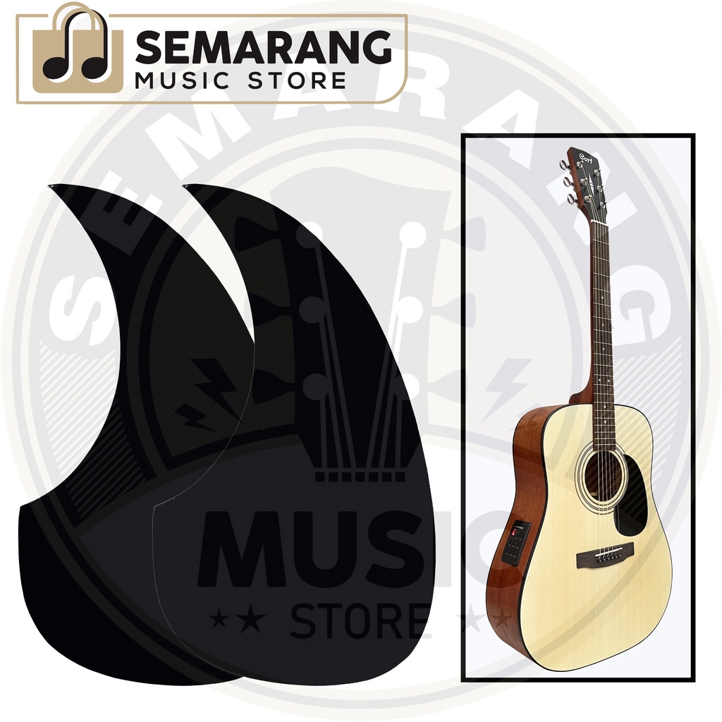 Pickguard Gitar Cort Hitam Pickguard Koma Gitar Akustik