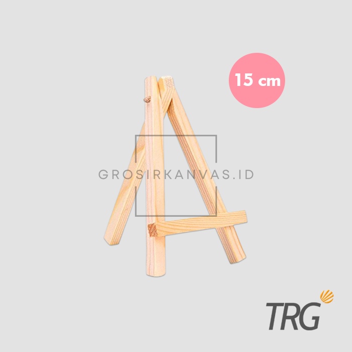 

Grosir Easel Stand Sandaran Lukis 15 cm - Display Kanvas Canvas Kayu 15cm TRG
