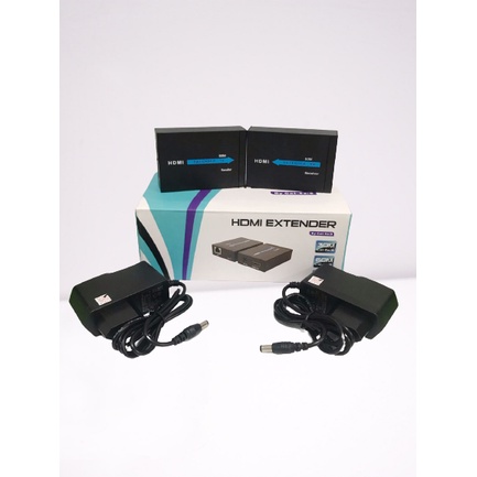 HDMI Extender 60Meter Over Kabel LAN Cat5 / Cat6