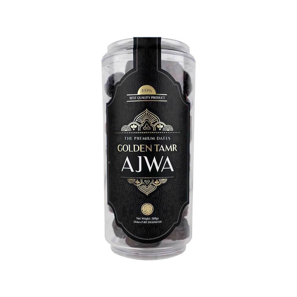 Kurma Ajwa Premium -Golden Tamr - Kurma Golden Tamr Ajwa - kemasan 500 Gram