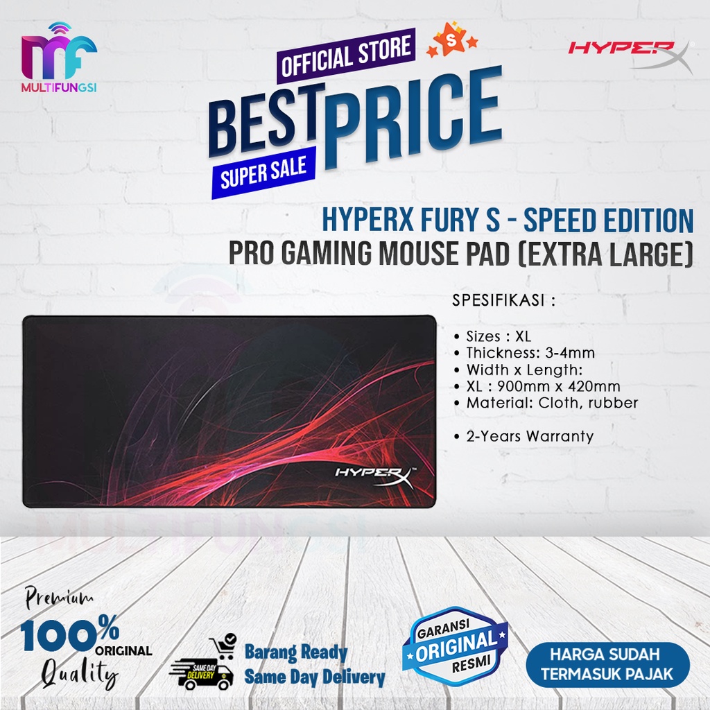 HyperX FURY S - Speed Edition Pro Gaming Mouse Pad (extra large)