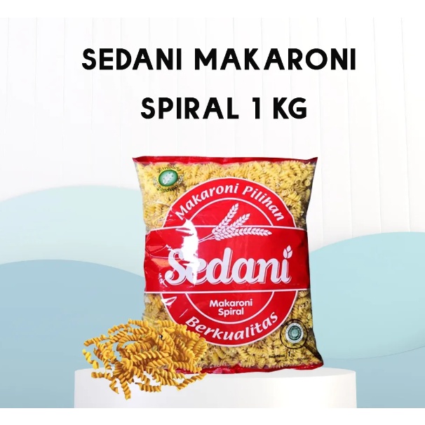 

SEDANI Makaroni Spiral Kemasan 1 Kg