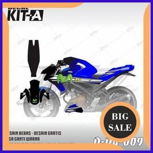 Decal All New Vixion Facelift MOTIF MONSTER ENERGY ROSSI D-D4-009 1M4R23 suku cadang