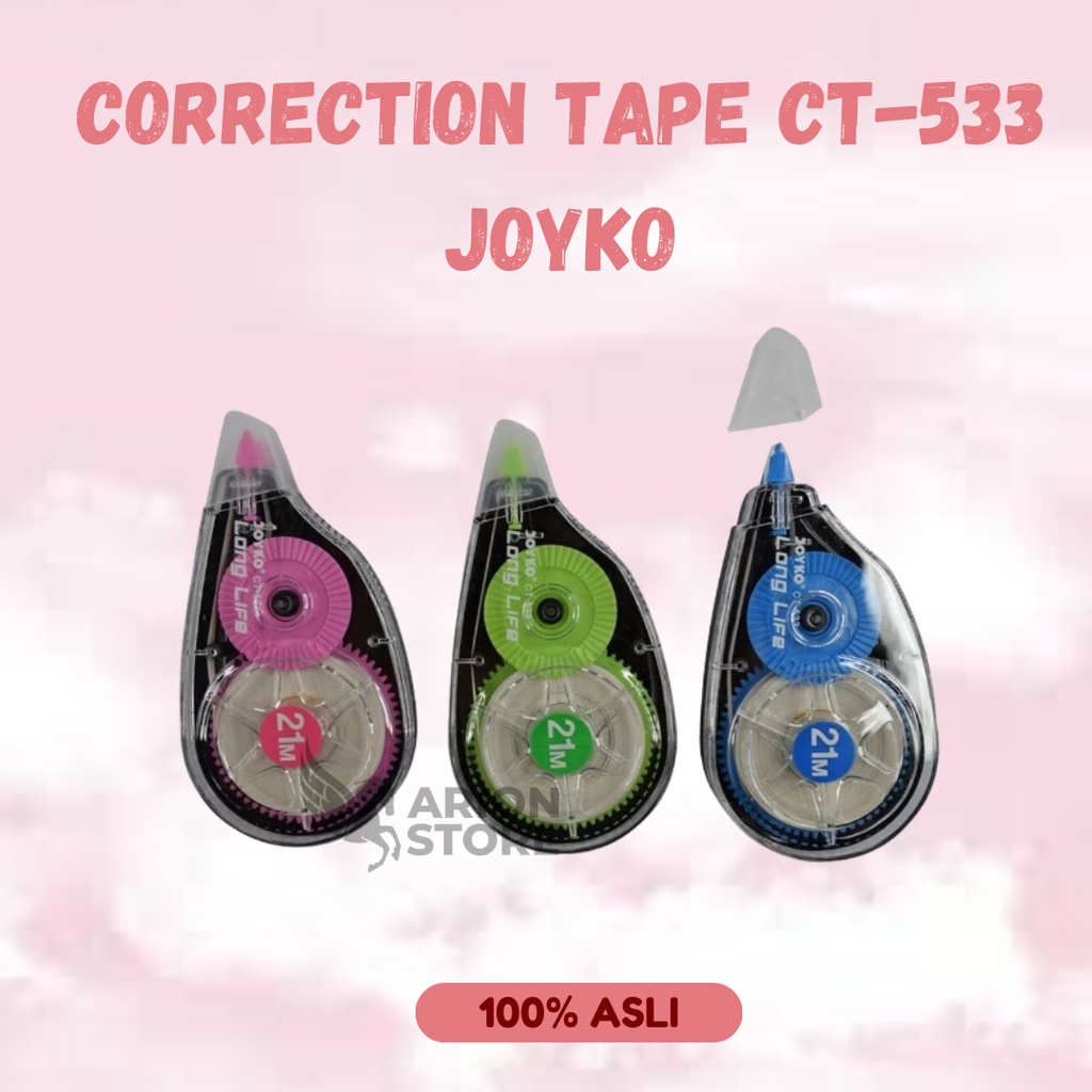 

[ARION STORE] Correction Tape Joyko CT-533 / Correction Tape CT-533 [PCS]