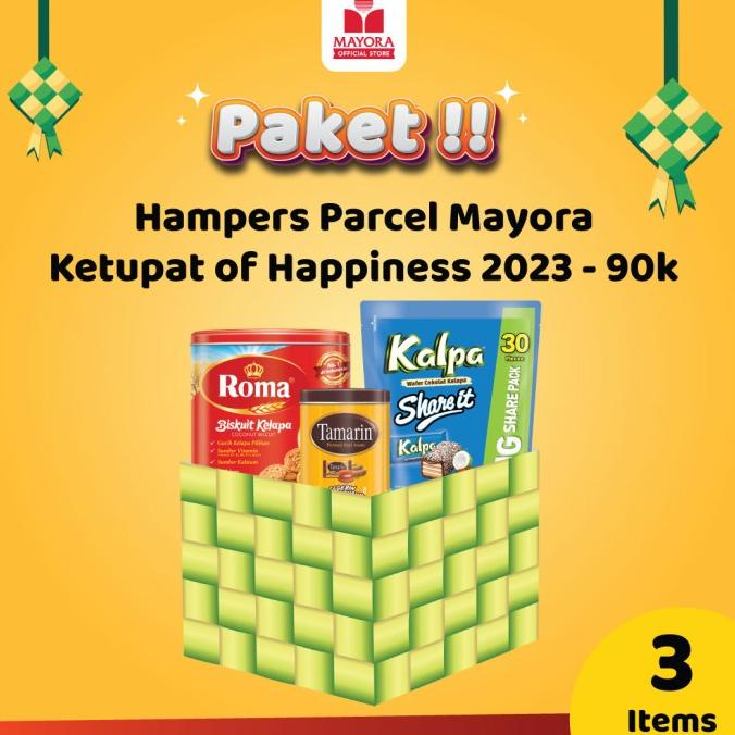 

HARGA DISKON Hampers Parcel Lebaran Ramadan Ketupat Mayora 2023 - 90k